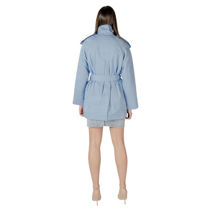 Morgan De Toi Blue Cotton Parka