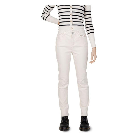 Morgan De Toi Morgan De Toi Beige Cotton Jeans & Pant MO-13439900127-IT44|L 1728,71956299936,Beige,Clothing,IT42|M,IT44|L,Jeans & Pants - Women - Clothing,Morgan De Toi,New with tags,Women,Women - Clothing