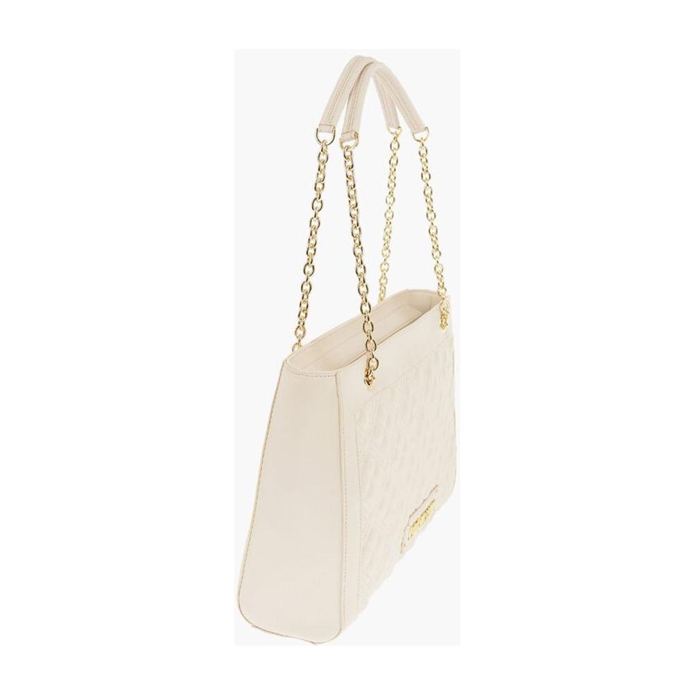 Front view with bag zipped and handles upright.