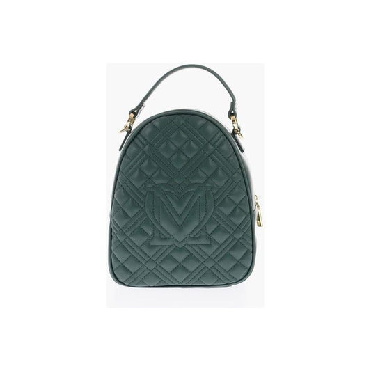 Moschino Moschino LOVE quilted faux leather bag with removable shoulder strap MOP447126GD 1728,74866327712,Bags,Green,Moschino,New with tags,Tote Bags - Women - Bags,Women,Women - Bags