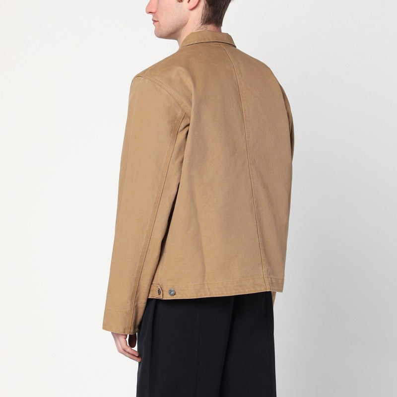 Front view with bag zipped and handles upright.