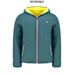 Norway 1963 Green Polyamide Men Reversible Jacket