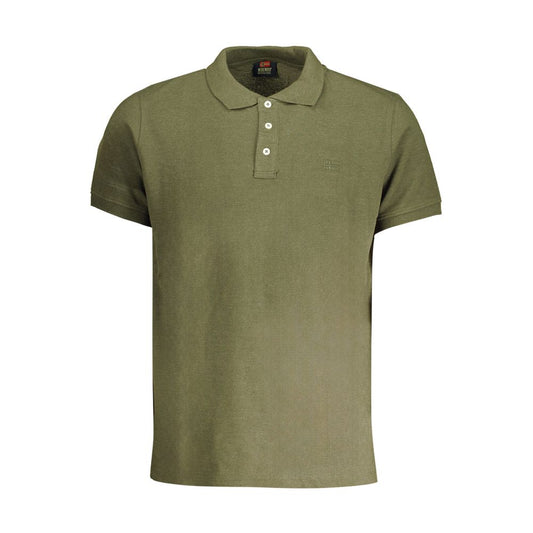 Norway 1963 Verde Cotton Mens Polo Shirt
