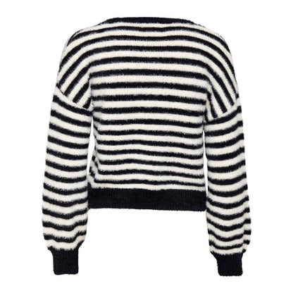 Only Black And White Marabou Sportswear