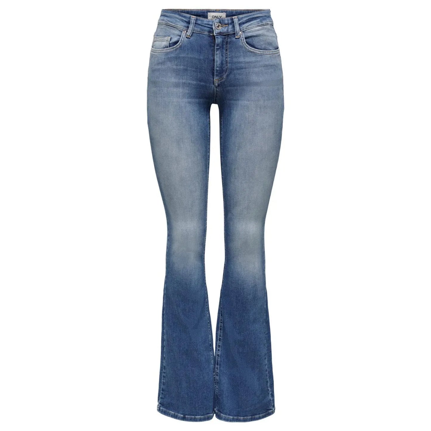 Only Blue Cotton Flared Jeans1728,67400106144,Blue,Clothing,Flared Jeans - Jeans Denim - Clothing,Jeans Denim - Clothing,New with tags,Only,Women,XS