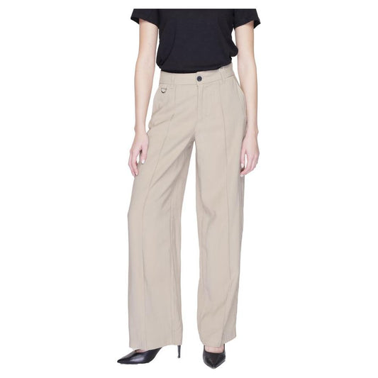 Only Only Beige Viscose Jeans & Pant ON-13388700309-36/32 (W40) 1728,36/32 (W40),38/32 (W42),71956299936,Beige,Clothing,Jeans & Pants - Women - Clothing,New with tags,Only,Women,Women - Clothing