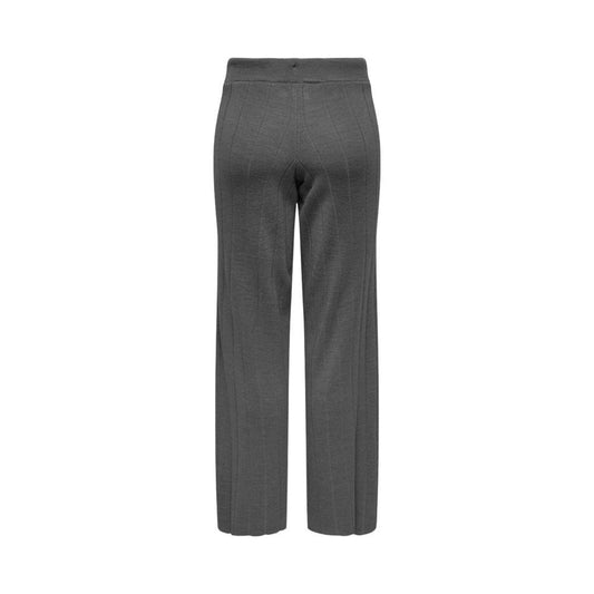 Only Only Gray Acrylic Jeans & Pant ON7000001737925RO 1728,71956299936,Gray,IT42|M,Jeans & Pants - Women - Clothing,New with tags,Only,Women
