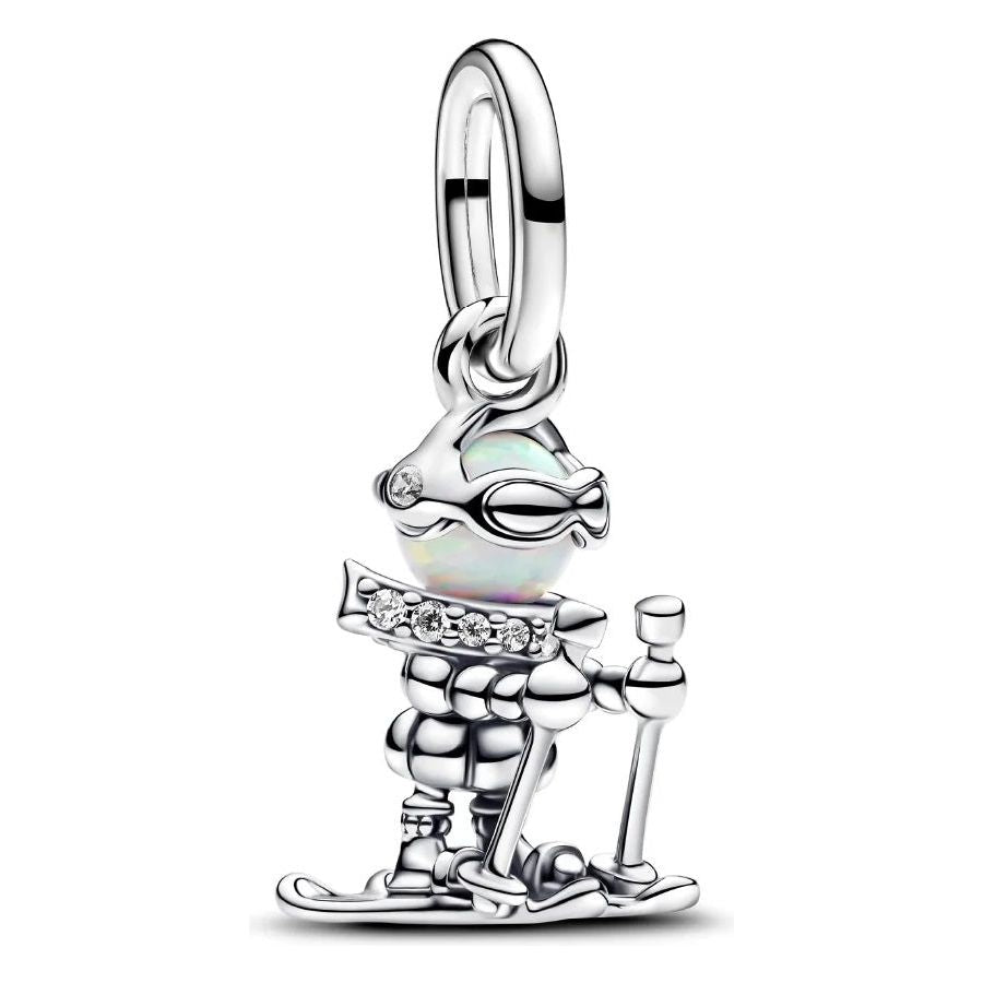 PANDORA CHARMS Mod. SKIER DANGLE DESIGNER FASHION JEWELLERY