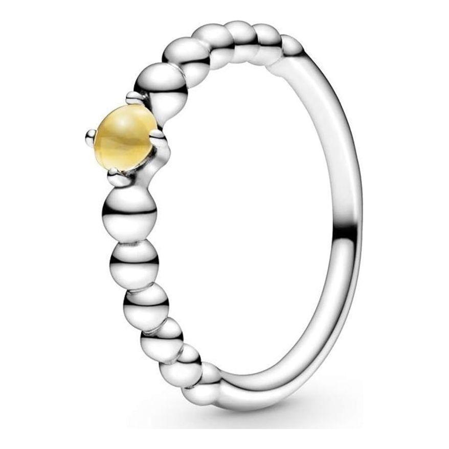 PANDORA JEWELS Mod. YELLOW STONE - RING - Size 52