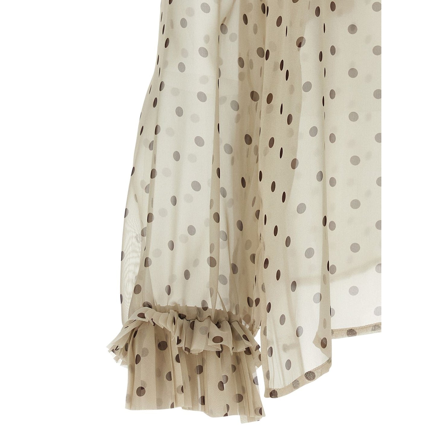 P.A.R.O.S.H. Beige Polyester Blouse