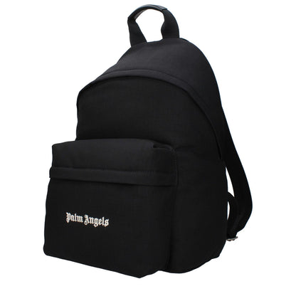 Palm Angels Black Fabric Backpack
