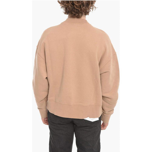 Palm Angels Crew Neck PXP PALM Brushed Cotton Sweatshirt 1728,74866327712,Beige,Clothing,L,Men,Men - Clothing,New with tags,Palm Angels,S,Sweaters - Men - Clothing Palm Angels PA-P529566-S