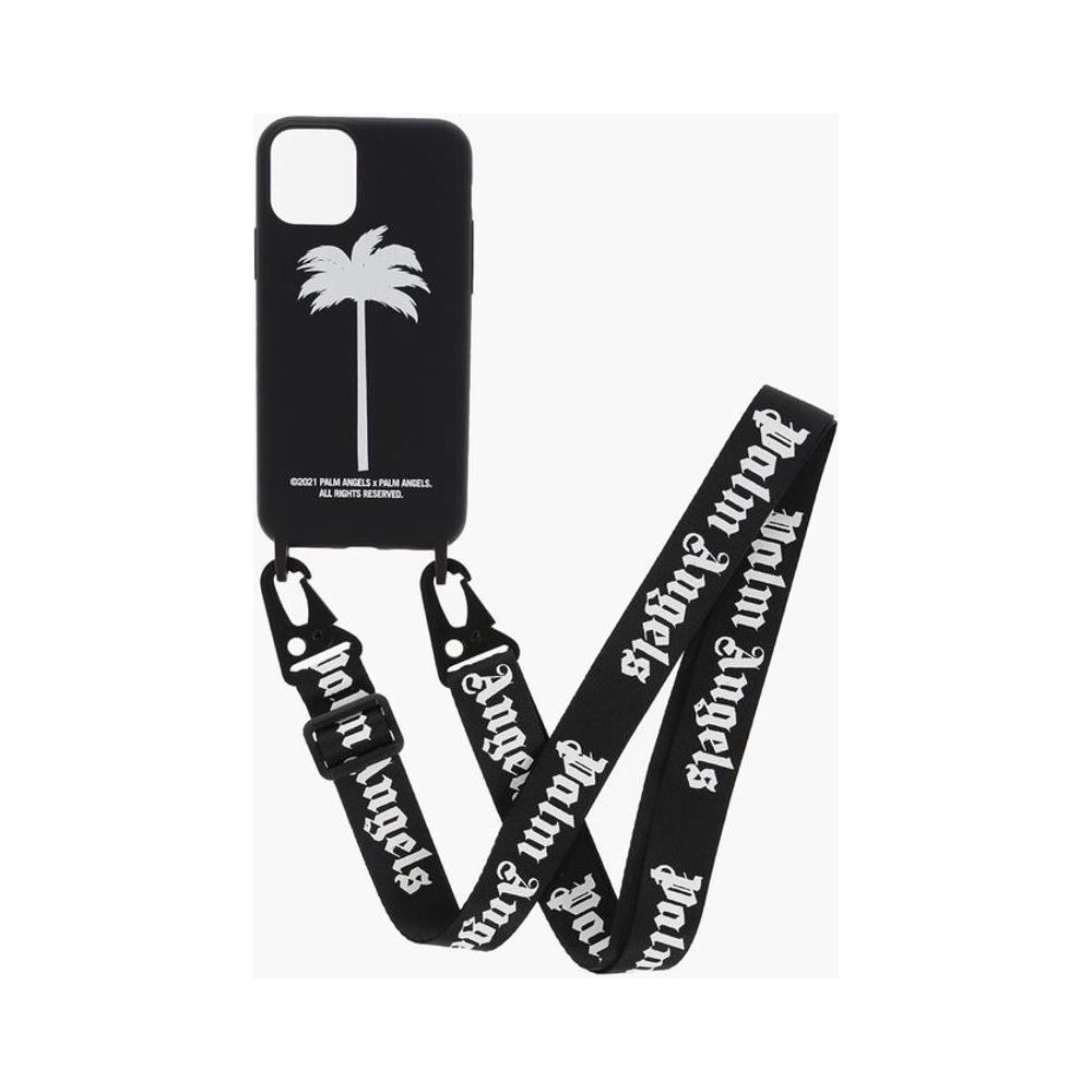 Palm Angels Palm Angels Palm tree Printed 11Pro Neck Iphone Case PAP565207GD 1728,74866327712,Black,Jewelry,Men,Men - Jewelry,New with tags,Other - Men - Jewelry,Palm Angels
