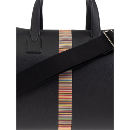 Paul Smith Leather 'Signature Stripe' Trim Holdall General
