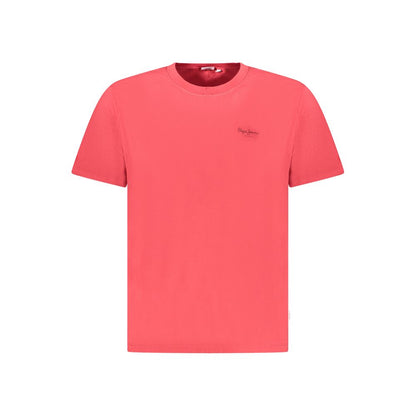 Pepe Jeans Rosso Cotton Men T-Shirt