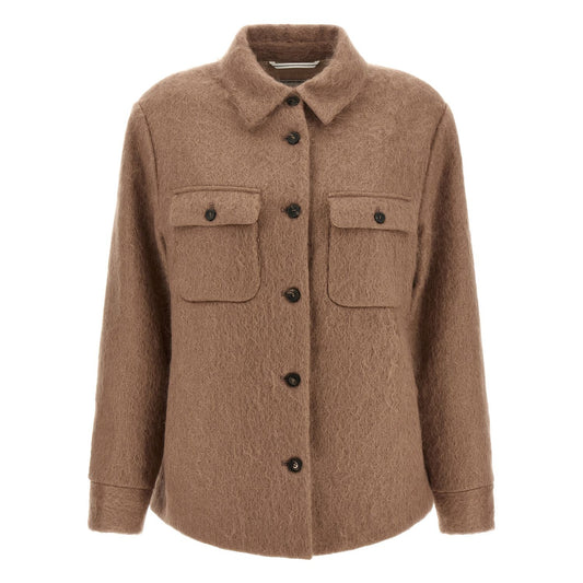 Peserico Beige Virgin Wool Jacket