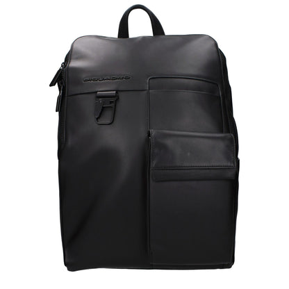 Piquadro Black Leather Backpack1728,75667636384,Backpacks - Bags,Bags,Black,Men,New with tags,Piquadro