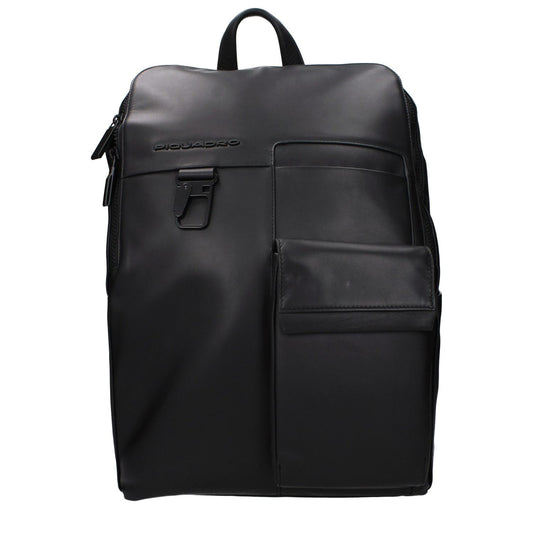 Piquadro Black Leather Backpack1728,75667636384,Backpacks - Bags,Bags,Black,Men,New with tags,Piquadro