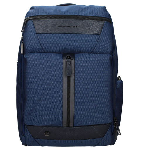 Piquadro Blue Fabric Backpack1728,75667636384,Backpacks - Bags,Bags,Blue,Men,New with tags,Piquadro