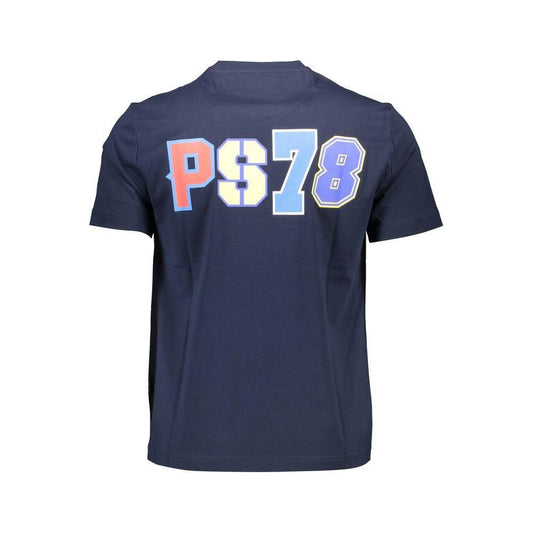 Plein Sport Blue Cotton T-Shirt 1728,67403481248,Blue,Clothing,L,M,Men,Men - Clothing,New with tags,Plein Sport,S,T-Shirts - Men - Clothing,XL,XXL PL-9553-S