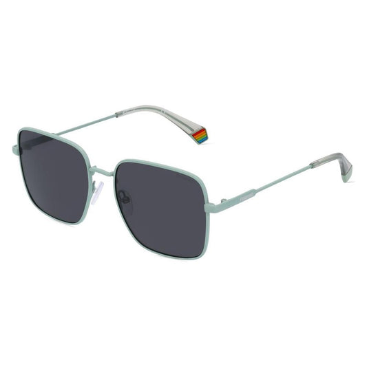 Polaroid Polaroid Blue Metal Sunglasses POPLD6194SXN47F6M9AC 1728,Blue,New with tags,Polaroid,Sunglasses for Women - Sunglasses,Women