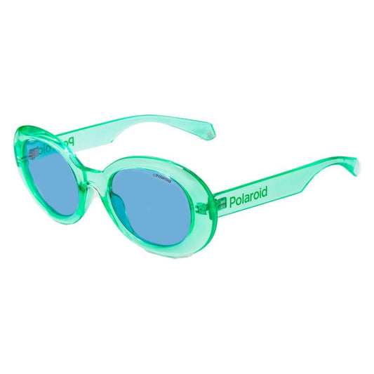 Polaroid Polaroid Blue Plastic Sunglasses PO6052STCF52AC 1728,Blue,New with tags,Polaroid,Sunglasses for Women - Sunglasses,Women