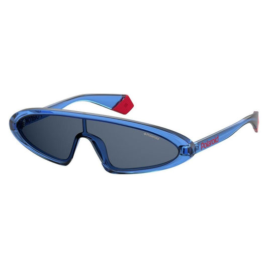 Polaroid Polaroid Blue Plastic Sunglasses PO6074SPJP99AC 1728,Blue,New with tags,Polaroid,Sunglasses for Women - Sunglasses,Women