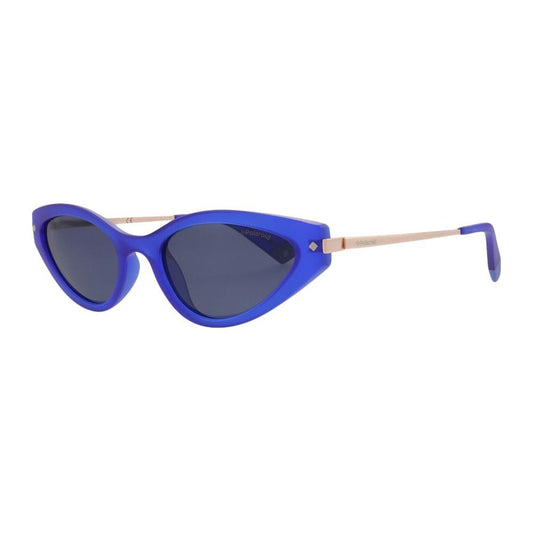 Polaroid Polaroid Blue Polycarbonate Sunglasses POPLD4074SLIAC 1728,Blue,New with tags,Polaroid,Sunglasses for Women - Sunglasses,Women