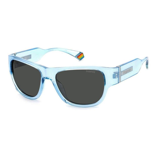 Polaroid Polaroid Blue Polycarbonate Sunglasses POPLD6197SMVUAC 1728,Blue,New with tags,Polaroid,Unisex,Unisex Sunglasses - Sunglasses