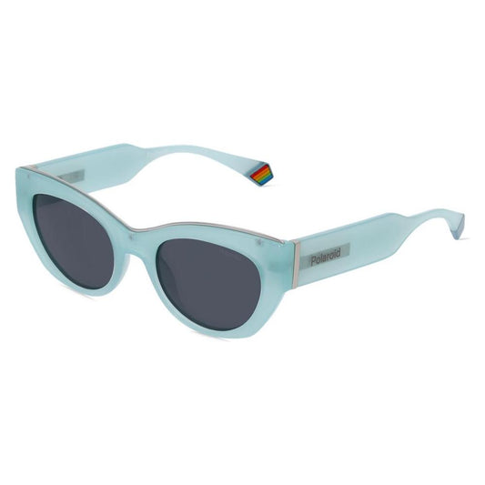 Polaroid Polaroid Blue Resin Sunglasses POPLD6199SXMVUF0M9AC 1728,Blue,New with tags,Polaroid,Sunglasses for Women - Sunglasses,Women