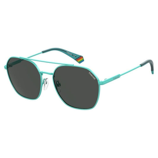 Polaroid Polaroid Blue Steel Sunglasses POPLD6172S5CBAC 1728,Blue,New with tags,Polaroid,Unisex,Unisex Sunglasses - Sunglasses