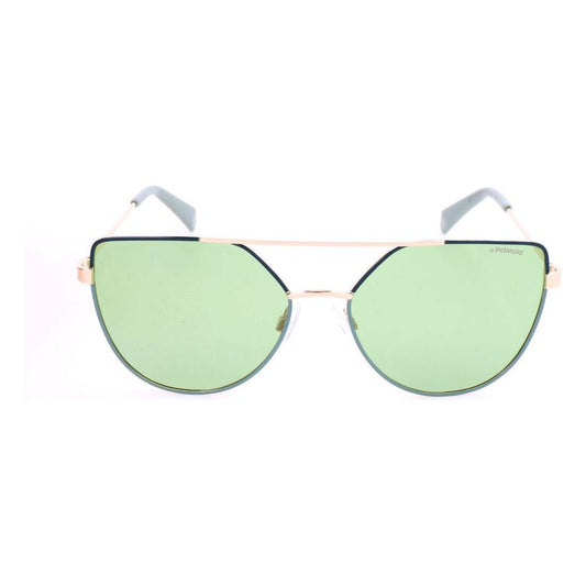 Polaroid Polaroid Gold Metal Sunglasses POPLD6057S1EDAC 1728,Gold,New with tags,Polaroid,Sunglasses for Women - Sunglasses,Women