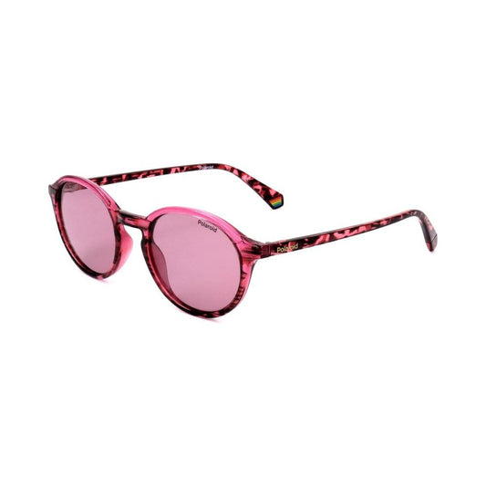Polaroid Polaroid Pink Polycarbonate Sunglasses POPLD6125S0T4AC 1728,New with tags,Pink,Polaroid,Unisex,Unisex Sunglasses - Sunglasses
