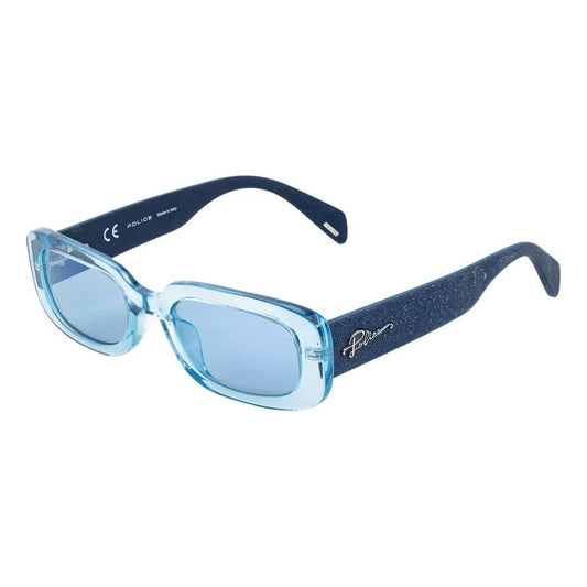 Police Police Blue Acetate Sunglasses POSPLA17536N1XAC 1728,Blue,New with tags,Police,Sunglasses for Women - Sunglasses,Women