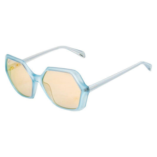 Police Police Blue Injected Sunglasses POSPLA9858VA1AAC 1728,Blue,New with tags,Police,Sunglasses for Women - Sunglasses,Women
