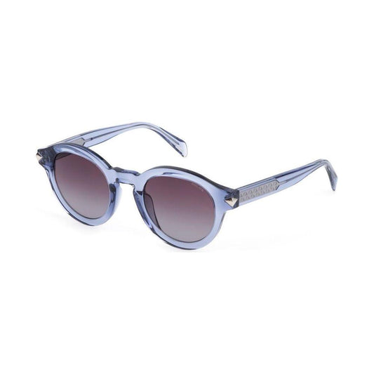 Police Police Blue Plastic Sunglasses POSPLF31470B34AC 1728,Blue,New with tags,Police,Sunglasses for Women - Sunglasses,Women