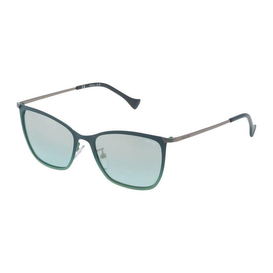 Police Police Green Metal Sunglasses POSPL19153KB1XAC 1728,Green,New with tags,Police,Sunglasses for Women - Sunglasses,Women