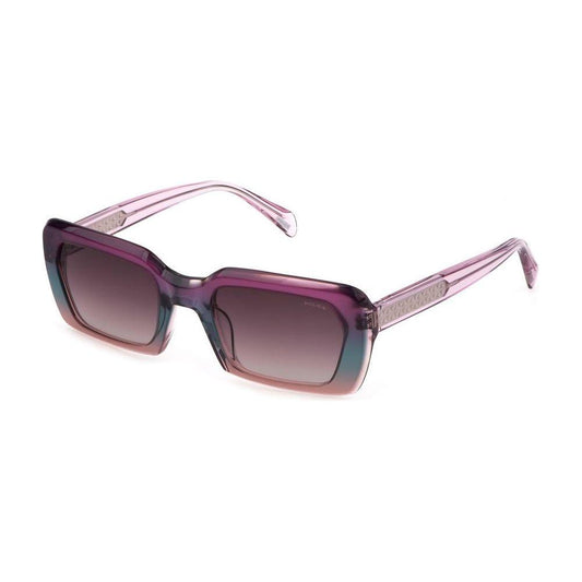 Police Police Purple Acetate Sunglasses POSPLG21530ABTAC 1728,New with tags,Police,Purple,Sunglasses for Women - Sunglasses,Women