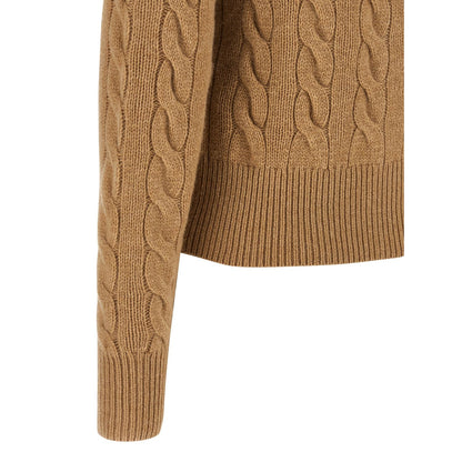Polo Ralph Lauren Beige Wool Cardigan
