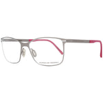 Porsche Gray Metal Frames, women’s glasses P8262-A with 54/16/140 mm dimensions, gray metal frame, designed in Italy