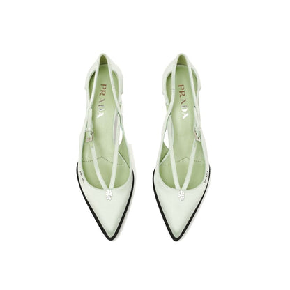 Prada Bicolor Silk Mid Heel Pumps1728,75611013280,Bicolor,EU39/US9,Mid Heel - Pumps - Shoes,New with tags,Prada,Pumps - Shoes,Shoes,Women
