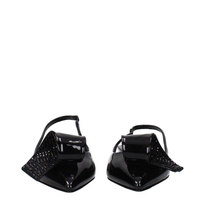 Prada Black Leather Flat Sandals 1728,75667636384,Black,EU36/US6,EU38/US8,EU39/US9,Flat - Sandals - Shoes,New with tags,Prada,Sandals - Shoes,Shoes,Women