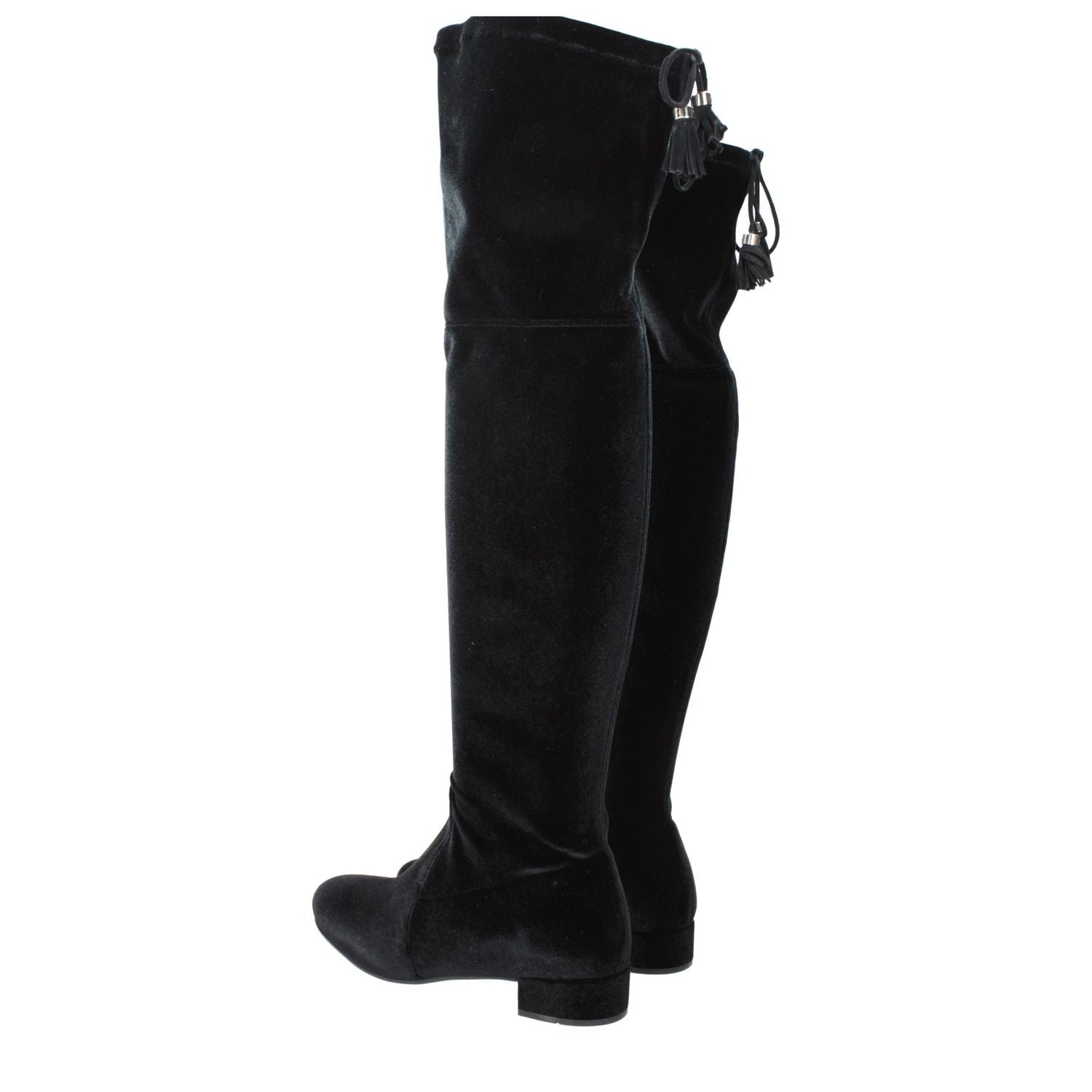 Prada Black Velvet Over The Knee