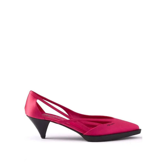 Prada Multicolor Silk Mid Heel Pumps1728,75611013280,EU39/US9,Mid Heel - Pumps - Shoes,Multicolor,New with tags,Prada,Pumps - Shoes,Shoes,Women