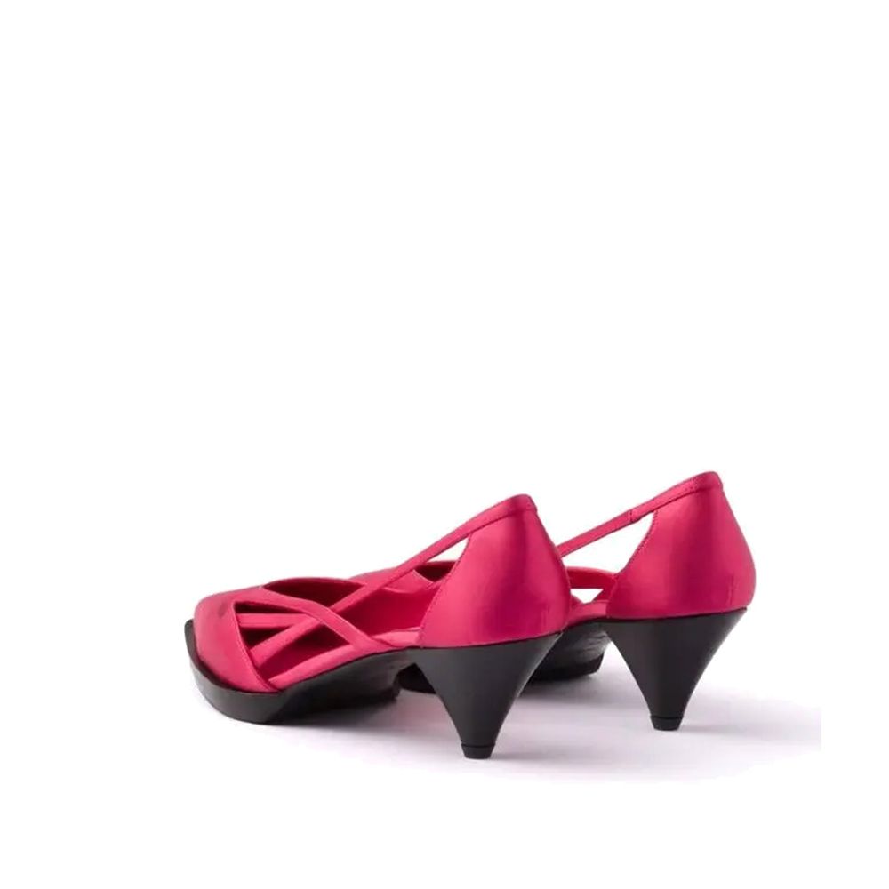 Prada Multicolor Silk Mid Heel Pumps1728,75611013280,EU39/US9,Mid Heel - Pumps - Shoes,Multicolor,New with tags,Prada,Pumps - Shoes,Shoes,Women