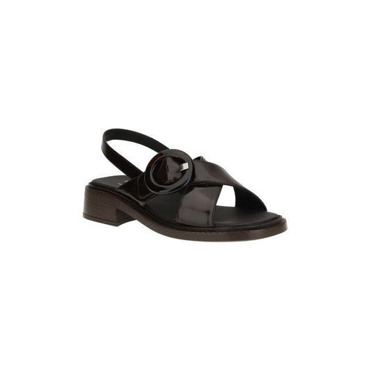 Prada Prada Leather Sandals PR-1X962NF035P39F0038-EU36.5/US6.5 1728,72470364320,Brown,EU36.5/US6.5,EU37.5/US7.5,EU37/US7,EU38/US8,New with tags,Prada,Sandals - Women - Shoes,Shoes,Women,Women - Shoes