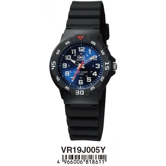 Q&Q FASHION Mod. VR19J005Y unisex wristwatch, 38mm plastic case, quartz movement, water resistant 10 ATM, official box included