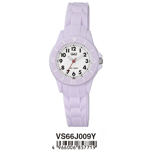 Q&Q FASHION Mod. VS66J009Y baby wristwatch, 10 ATM water-resistant, 30 mm resin case, quartz movement, in official packaging