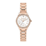 Luxury wristwatch TRUSSARDI MOD. T-SKY with elegant rose gold finish and diamond accents, featuring a sophisticated round dial.