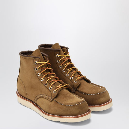 Red Wing Classic Moc olive suede boot Fall - Winter 2024,LDin,Men,Men > Shoes,Men > Shoes > Boots,Yes Eu Red Wing 08881LE/P_REDWI-OM_602